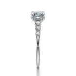 Pierścionek z dużym diamentem białe złoto SBPZ_021